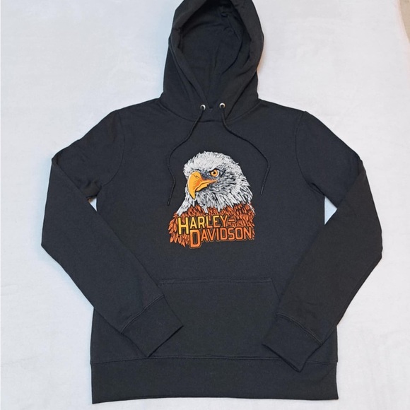 Harley-Davidson Eagle Hoodie - Women's size SMALL - Picture 2 of 9